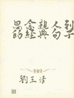 思念亲人到极致的经典句子