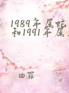 1989年属蛇和1991年属羊婚姻好吗