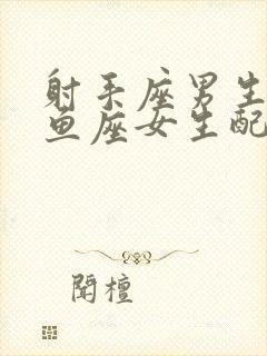 射手座男生和双鱼座女生配对指数