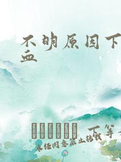 不明原因下体出血