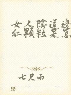 女人阴道边长个红颗粒是怎么了