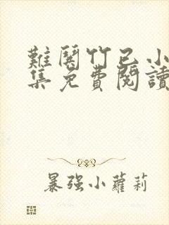 难哄竹已小说全集免费阅读