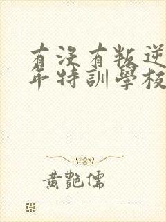 有没有叛逆青少年特训学校