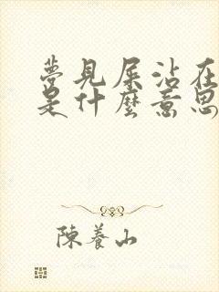 梦见屎沾在身上是什么意思