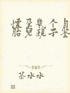 怀孕几个月能做胎儿亲子鉴定