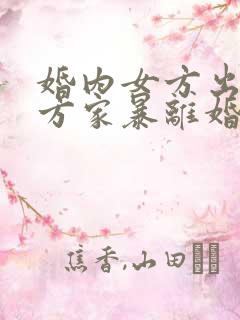 婚内女方出轨男方家暴离婚怎么判