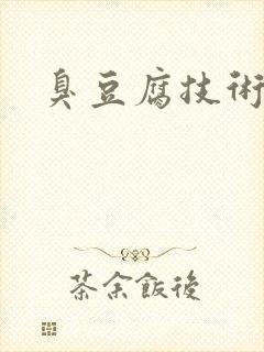 臭豆腐技术哪好
