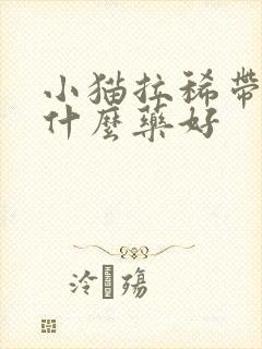 小猫拉稀带血吃什么药好