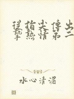 从指尖传出的真挚热情第二季