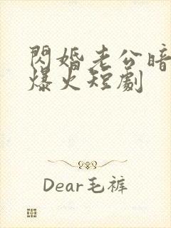 闪婚老公暗恋我爆火短剧