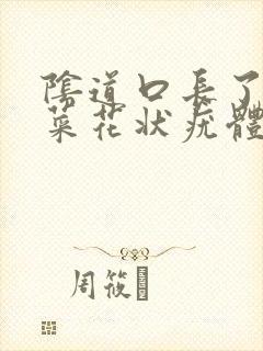 阴道口长了两个菜花状疣体