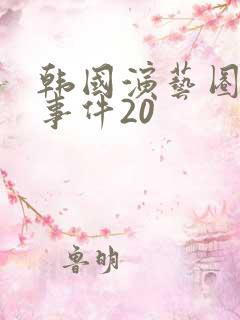 韩国演艺圈悲惨事件20