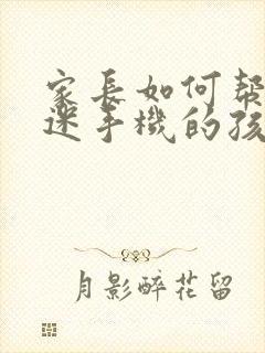 家长如何帮助沉迷手机的孩子