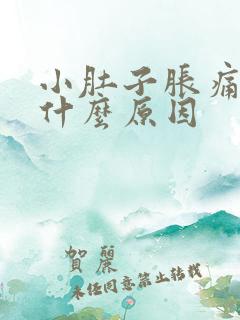 小肚子胀痛女性什么原因