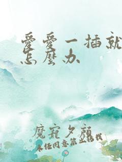 爱爱一插就泄了怎么办