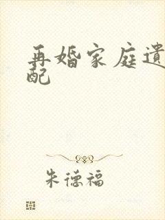 再婚家庭遗产分配