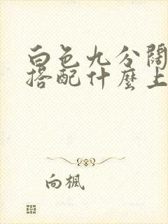 白色九分阔腿裤搭配什么上衣