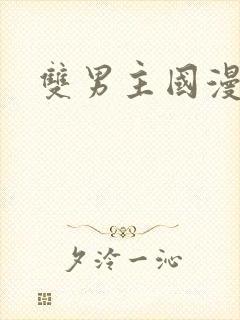 双男主国漫动漫