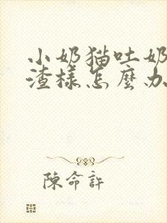 小奶猫吐奶豆腐渣样怎么办