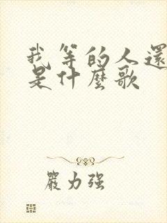 我等的人还不来是什么歌