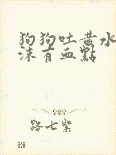 狗狗吐黄水带泡沫有血点