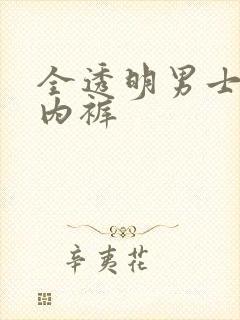 全透明男士平角内裤