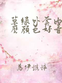 草绿外套内搭什么颜色好看