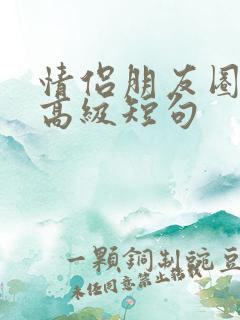 情侣朋友圈文案高级短句