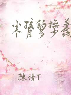 小孩的抚养费一个月多少钱