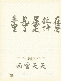 梦见屎拉在裤裆里了是什么意思