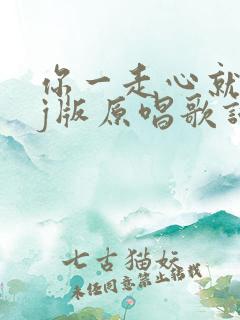 你一走心就空dj版原唱歌词