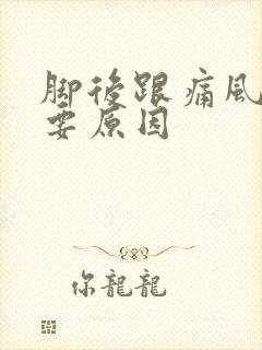 脚后跟痛风的主要原因