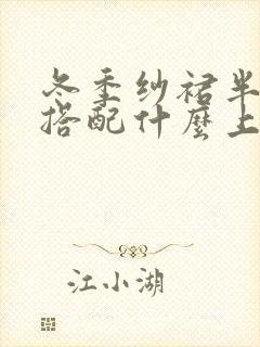 冬季纱裙半身裙搭配什么上衣好看