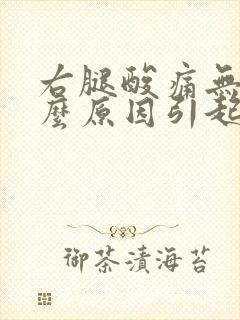 右腿酸痛无力什么原因引起的