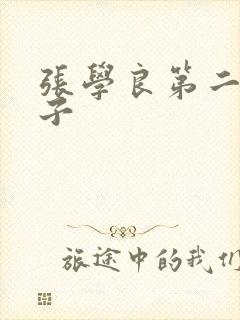 张学良第二任妻子