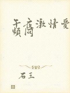 午夜激情爱爱视频网