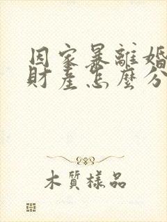 因家暴离婚夫妻财产怎么分割