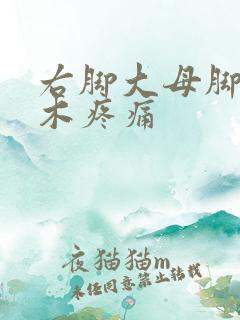 右脚大母脚趾麻木疼痛