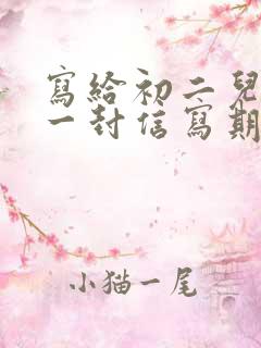 写给初二儿子的一封信写期望和鼓励300字