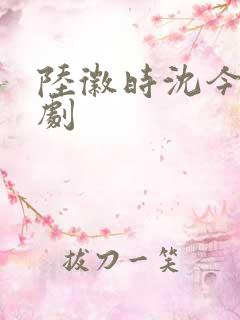 陆徽时沈今懿短剧