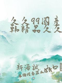 久久99国产日韩精品久久99