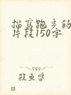 描写跑步的精彩片段150字