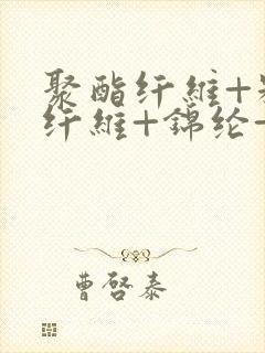 聚酯纤维+粘胶纤维+锦纶+腈纶