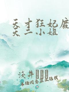 天才狂妃废材逆天二小姐