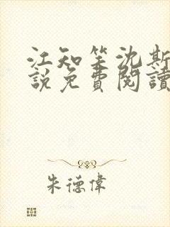 江知笑沈斯礼小说免费阅读