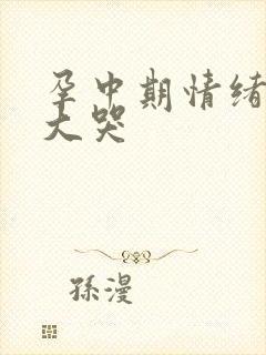 孕中期情绪激动大哭