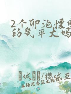 2个卵泡怀双胎的几率大吗?