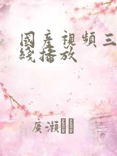 国产视频三级在线播放