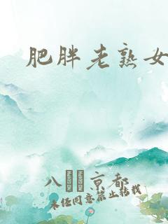 肥胖老熟女一区