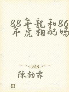 88年龙和86年虎相配吗